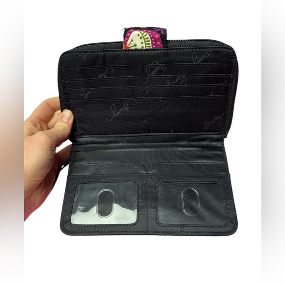 Vera Bradley Turn Lock Wallet Clutch "Pirouette Pink" Retired Pattern NWOT! - Picture 3 of 7